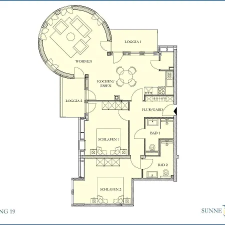 Sunnevelt-apartment-19 公寓
